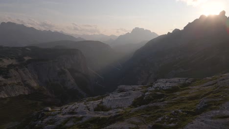 Scenic-4k-aerials-shot-on-DJI-drone-in-the-Italian-alps,-Dolomites