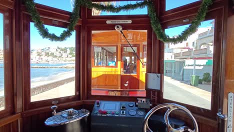 interior-of-the-soller-tram-at-christmas
