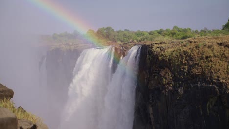 Cataratas-Victoria-Zimbabwe-Arco-Iris-Sobre-Cascada