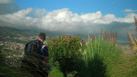 Imágenes-Filmadas-En-Madeira-Portugal-En-El-Mirador-Pico-Dos-Barcelos-En-Funchal