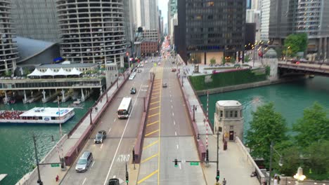 Luftaufnahme-Des-Chicago-River---Stadt