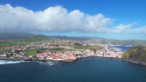 Porto-Pim-Beach-In-Horta,-Azoren