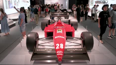 The-Ferrari-F1-F187-and-88C-exhibition-at-IFEMA-Madrid-in-Spain