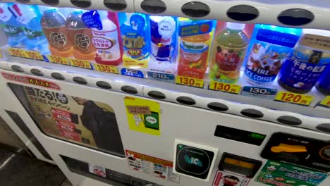 Japanese-juice-wending-machine---automated-machine-with-refreshments