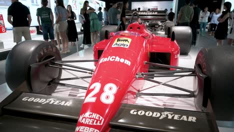 The-Ferrari-F1-F187-and-88C-exhibition-at-IFEMA-Madrid-in-Spain
