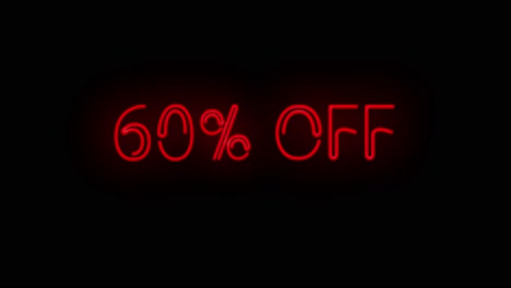 Flashing-neon-60%-OFF-red-color-sign-on-black-background-on-and-off-with-flicker
