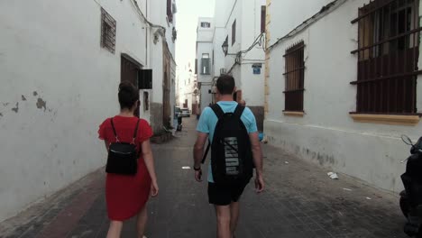Spaziergang-Durch-Die-Straßen-Von-Casablanca