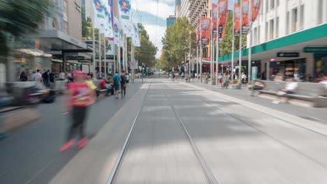 Moving-Timelapse-through-Bourke-Street-Melbourne-Australia