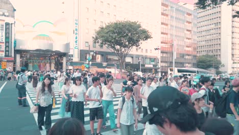 Japanese-traffic-guards-helping-many-festival-goers-cross-the-street