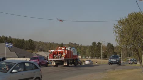 Die-Ländliche-Feuerwehr-Von-New-South-Wales-Reagiert-Auf-Einen-Ländlichen-Buschbrand