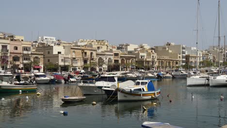 Boats-And-Yachts-Moored-In-The-Msida-Yacht-Marina