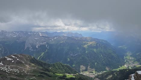 Panoramablick-Vom-Sass-Pordoi-Nach-Süden