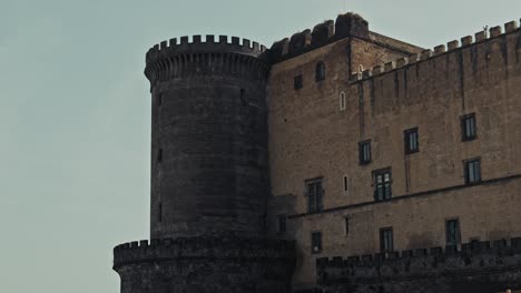 Medieval-might-of-Castel-Nuovo,-Naples