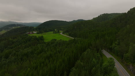 Rural,-countryside-scene,-West-Coast-Norway