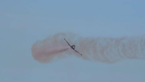 Royal-Air-Force-Bac-Strikemasters-Maniobra-Y-Acrobacias-Durante-El-Espectáculo-Aéreo-En-Bournemouth,-Inglaterra