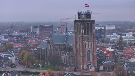 Iglesia-De-Nuestra-Señora,-Iglesia-Medieval,-Dordrecht