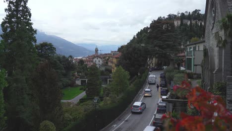 Van-Pulls-Up-to-Bellagio-Town-near-Lake-Como