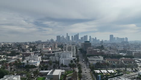 Flying-a-drone-through-Koreatown-in-Los-Angeles