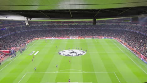 Emirates-Stadium-on-Champions-league-night,-Soccer-venues-of-London