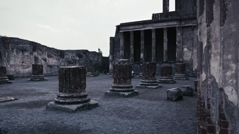 Antike-Säulen-Und-Ruinen-Von-Pompeji