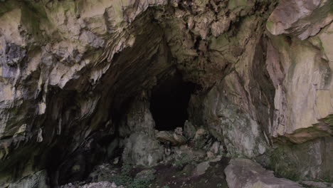 Entering-a-small-natural-cave