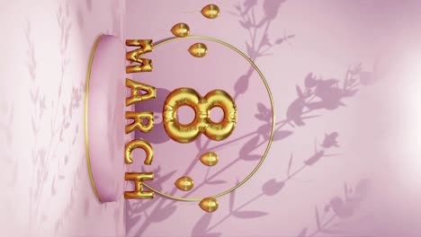 vertical-of-march-8-International-Women's-Day-is-a-global-holiday-animation-of-flower-pink-background-for-e-commerce-sale
