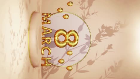 vertical-march-8-International-Women's-Day-is-a-global-holiday-animation-of-flower-gold-background-for-e-commerce-sale-products