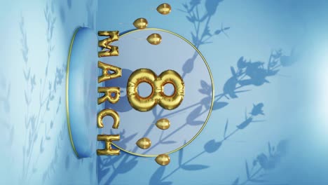 vertical-of-march-8-International-Women's-Day-is-a-global-holiday-animation-of-flower-blue-background-for-e-commerce-sale-products