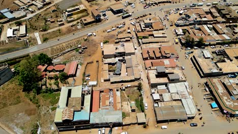 Aerial-View-of-rural-kenya--loitokitok-sub-urbs-of-Nairobi,-Kenya