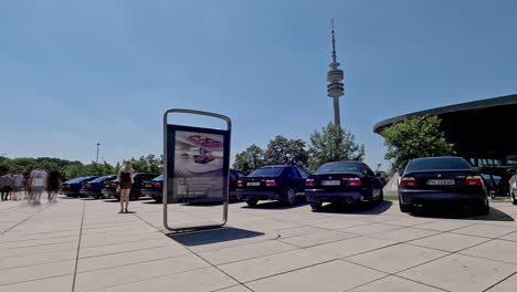 Visitors-are-invited-to-admire-the-BMW-M5-E39-car-on-display-at-the-Munich-Museum-in-Germany,-A-special-exhibition-was-held-to-commemorate-the-50th-anniversary-of-BMW-M