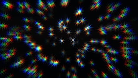 Animation-Eines-Sternenförmigen-Bokehs-Mit-Chromatischer-Verzerrung