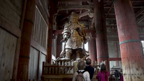 Komokuten,-guardians-in-the-Daibutsuden-inside-temple-Todai-ji-in-Kyoto-Japan