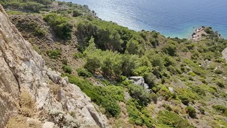 Wunderschöne-Aussicht-Von-Der-Insel-Rhodos