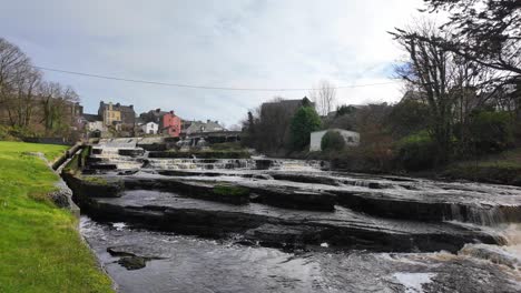 Static-shot-The-Falls-river-walk-in-winter-in-Ennistymon-on-the-wild-Atlantic-way