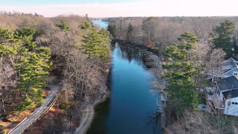 A-small-creek-leading-from-Mona-Lake-to-Lake-Michigan