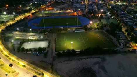 Fußballplatz-In-Stadtteilen-Von-Santiago-De-Chile