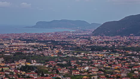 Zeitraffer-Mit-Blick-Auf-Die-Stadt-Und-Die-Bucht-Von-Palermo