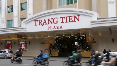 Trang-Tien-Plaza,-prominent-shopping-center-located-in-heart-of-city