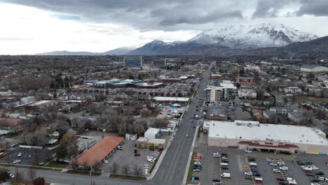 Provo-Utah-aerial-downtown-centre