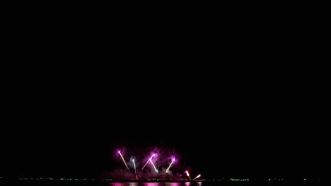 Large-fireworks-display-during-end-of-year-festivities
