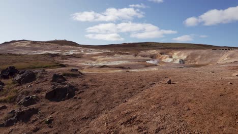 Leirhnjukur-geothermal-site-in-Iceland---Wide-angle