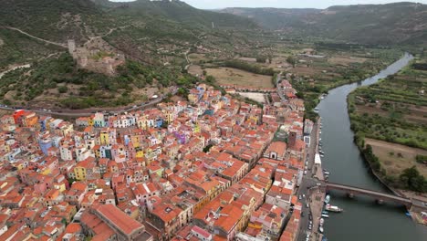 Aerial-view-of-Bosa-town-in-Sardinia
