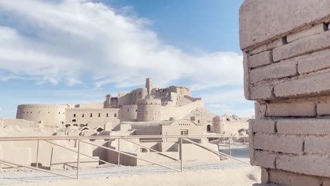Bam's-Ancient-Arg-e-Citadel,-Earthen-Bricks,-Iran