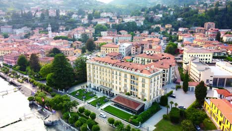 Historic-cultural-buildings-and-houses-in-Menaggio-town-in-Lake-Como-in-Italy