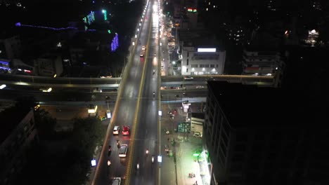 Rajkot-aerial-view-Many-vehicles-are-passing-over-the-big-bridge