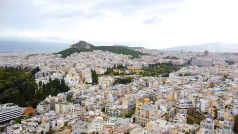 Barrio-De-La-Ciudad-De-Atenas-En-Grecia.