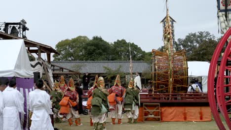 El-Gran-Servicio-Conmemorativo-Es-Una-Antigua-Ceremonia-Budista,-Que-Se-Muestra-Aquí-En-Nara,-Japón.