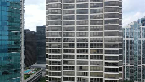 Chicago-Luftaufnahme---Stadtgebäude