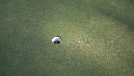 The-golf-ball-that-successfully-enters-the-point-is-holed