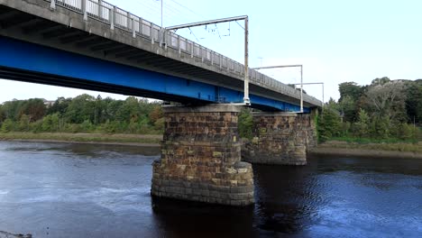 Carlisle-Bridge-Eisenbahnbrücke-über-Den-Fluss-Lune